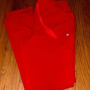 Women’s red figs pants